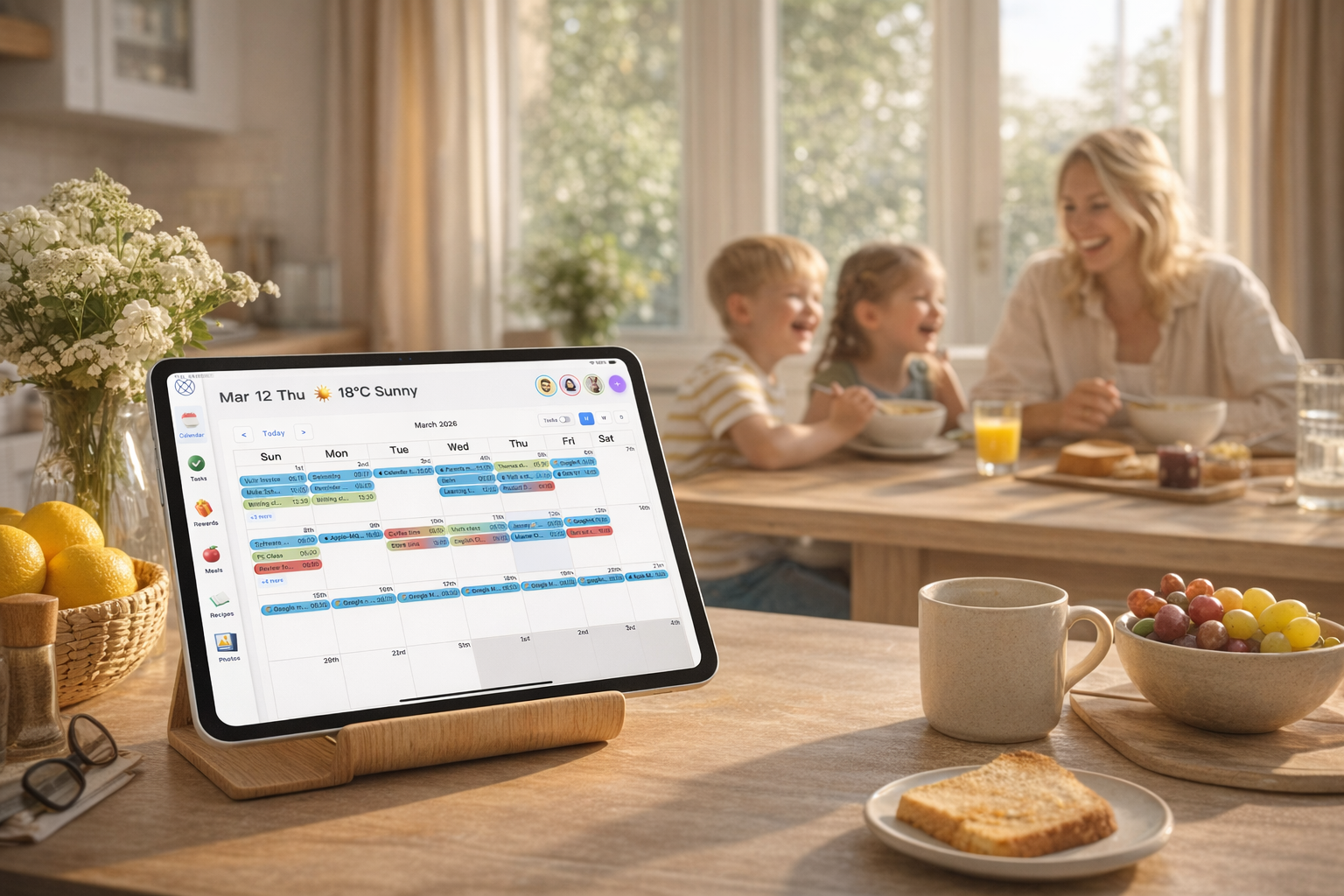 Your Tablets Is Already a Smart Family Calendar Screen — You Just Don't Know It Yet